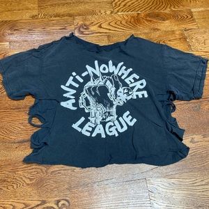 Vintage anti-nowhere league band t-shirt